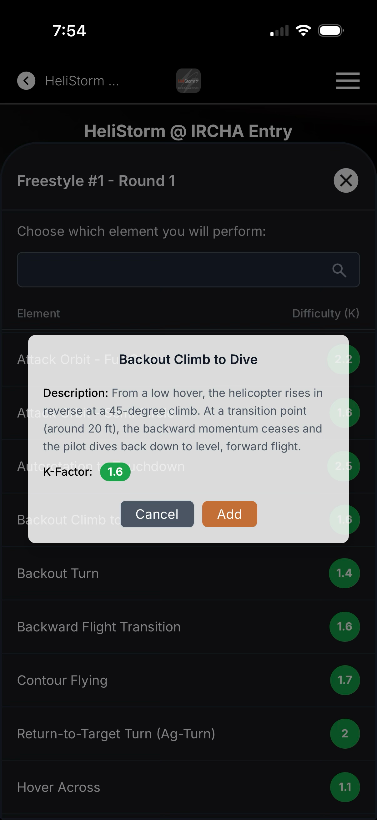 Maneuver confirmation